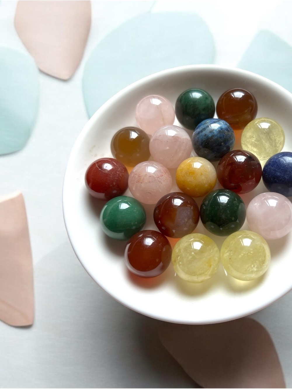 Mini Spheres 18mm $3 Each - 19 pieces